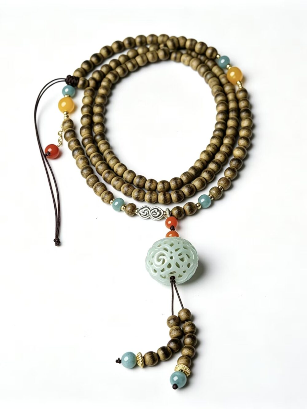 Agarwood Pendant Necklace